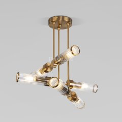 Потолочная люстра Eurosvet 60166/6 латунь