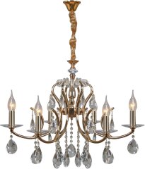 Подвесная люстра ILLUMICO IL2326-6POR-39 GD