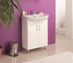 Тумба под раковину AQUATON ОНДА-60 напольная, белая (1A122801ON010)