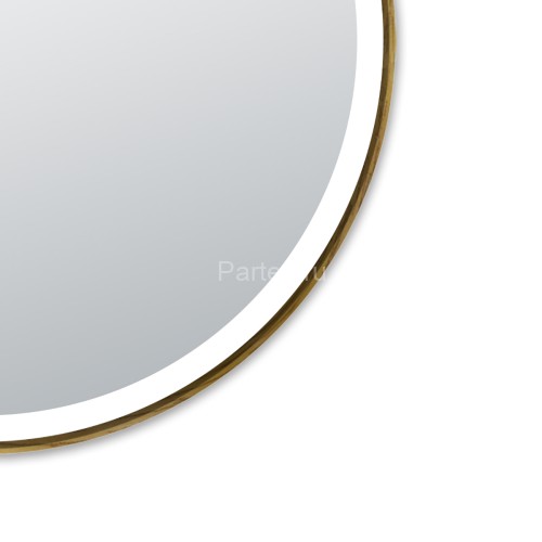 Зеркало AZARIO Diana D600 с подсветкой, сенсорный выключатель с функцией диммера, в алюминиевой раме