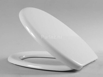 Крышка-сиденье для унитаза Haro Monsun стальное крепление, белое (CS00064843)