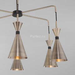 Потолочная люстра Bogate's 316/6 латунь / черный