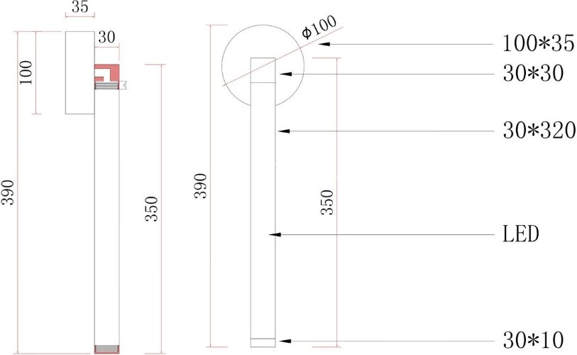 Бра Kink Light 08456W,19