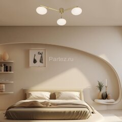 Потолочная люстра Eurosvet 70220/3 латунь