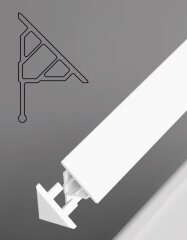 Заглушка декоративной планки Ravak 10 Белая (XB430001001)