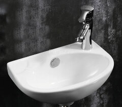 Раковина Azario 37 х25х15 угловая, белая (AZ-41203)