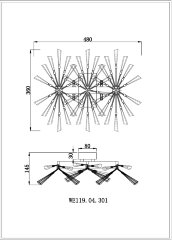 Настенный светильник Wertmark WE119.04.301