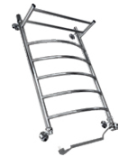 Полотенцесушитель электрический ДВИН FR Electro лесенка с полкой 60/50, ТЭН слева, полированный (462