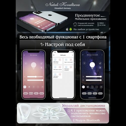 Потолочная люстра Natali Kovaltseva LED LAMPS 81191