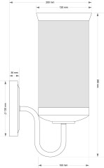 Бра Kutek OLZ-K-1(P)