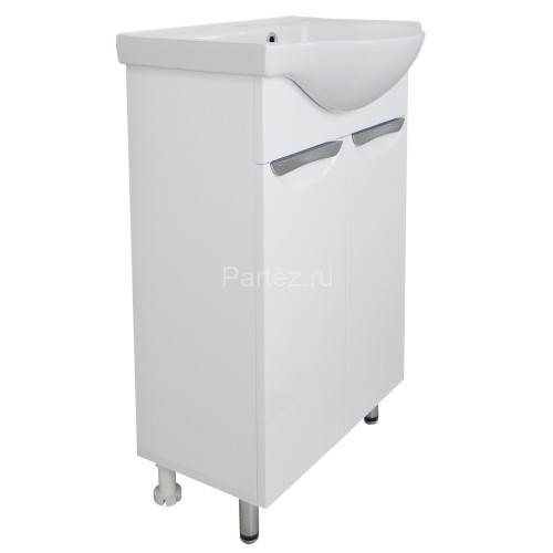 Комплект тумба Стиль- 50 500х310х870 с раковиной Basic 50 (CS00070391)