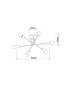 Потолочная люстра Arte Lamp A5435PL-6WH