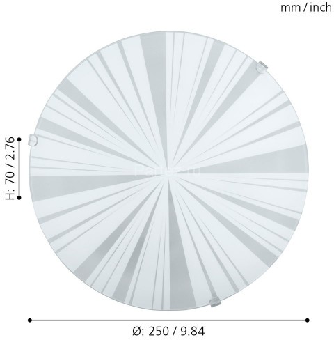 Настенно-потолочный светильник Eglo 89239
