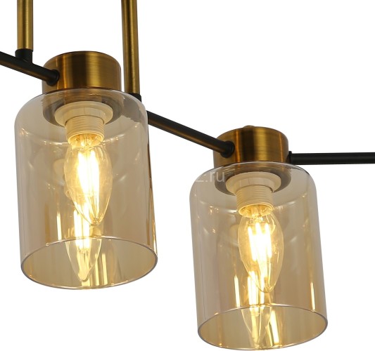 Потолочная люстра ILLUMICO IL6111-5COU-79 BK GD