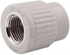 Муфта комбинированная PPR-ВР D25х1/2" Ekoplastik