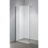 Душевая перегородка Loranto 90x195 Walk-in. Доп.створка 20см. Регулируемый кронштейн 80-100 Прозрачное стекло 6 мм. Профиль Хром (CS-L801 90)