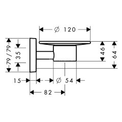 41502000 PuraVida Мыльница керамическая