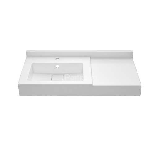 Раковина - столешница AQUATON Сакура 1000, белая (1A71973KSK010)