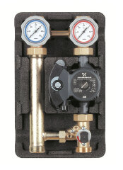 Насосная группа Meibes MK ME 66731.40 1&quot; с трехходовым смесителем, с насосом Grundfos UPS 25-60