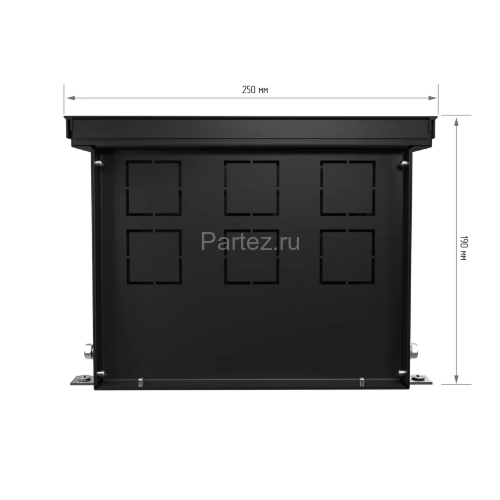 Конвектор внутрипольный Royal Thermo ATRIUM-190/250/1600-DG-U-BL