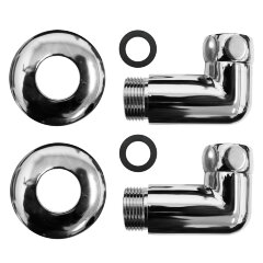 Соединение угловое для полотенцесушителей Azario гайка-штуцер 3/4&quot;х3/4&quot;, хром (4620768882753)