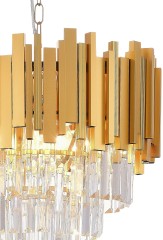 Подвесная люстра Natali Kovaltseva BELLEZZA 81427/5C GOLD