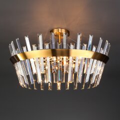 Потолочная люстра Eurosvet 10111/8 золотая бронза