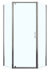 Душевое ограждение Azario DALLAS 100х100х200 хром, 5мм прозрачное стекло