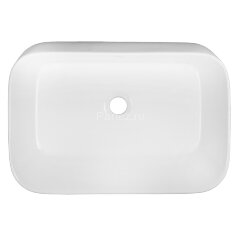 Раковина-чаша Azario 550х390х120 накладная, овальная, белый глянец (AZ-2243)