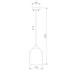 Подвесной светильник Eurosvet 50119/1 никель
