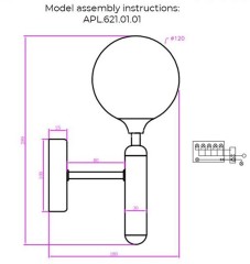 Бра Aployt APL.621.01.01