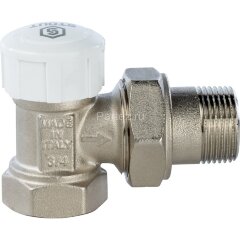 Клапан термостатический угловой 3/4" Stout