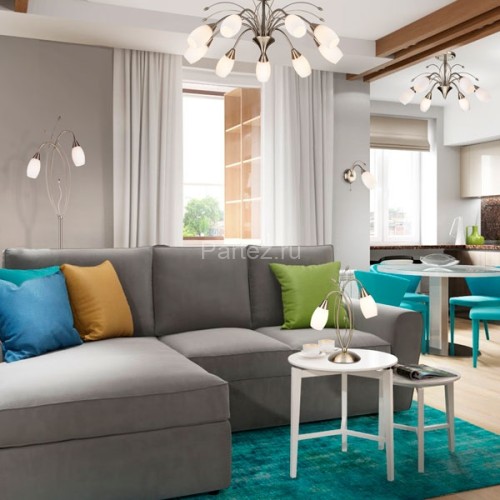 Потолочная люстра Eurosvet 30280/8 античная бронза