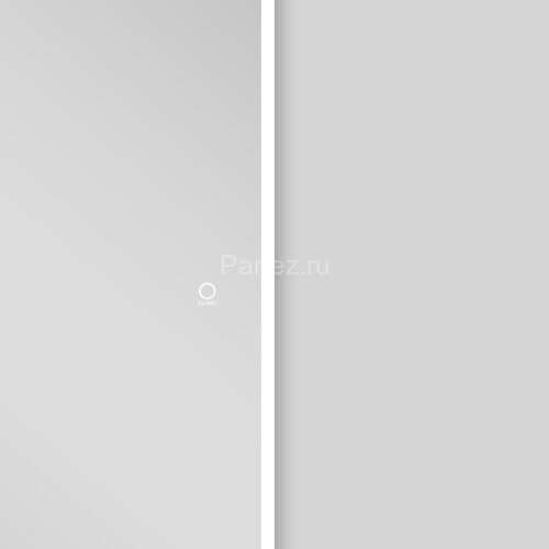 Зеркало AZARIO Elizabet 450х1600 с подсветкой, сенсорный выключатель с функцией диммера (AZ-Z-110CS)