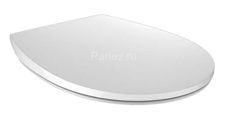 Крышка-сиденье для унитаза Haro Эра тонкое, микролифт, быстросъемное крепление с эксцентриком, белое