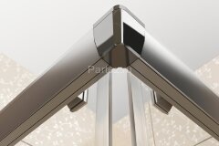 Душевой уголок Ravak Blix BLCP4-80, профиль хром, стекло прозрачное