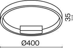Потолочный светильник Maytoni MOD058CL-L25BSK