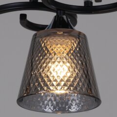 Потолочная люстра Reluce 06089-0.3-03 BK+CR