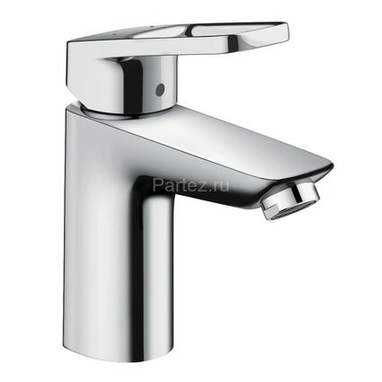 71154000 Logis Loop Смеситель для раковины 100, однорычажный, CoolStart, со сливным гарнитуром