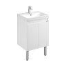 Тумба под раковину AQUATON Сканди 55 Doors универсальная, белый (1A278801SD010)