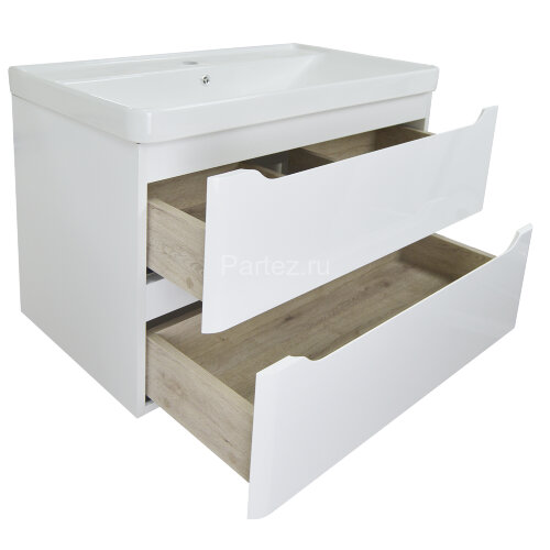 Комплект тумба Azario LOTOS 80/2 815х480х570 подвесная с раковиной Monte 80 (CS00083931)