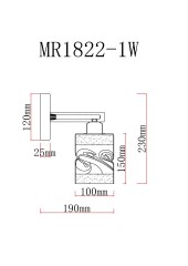 Бра MyFar MR1822-1W