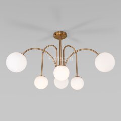 Потолочная люстра Eurosvet 30177/6 латунь
