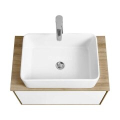 Столешница под раковину Aquaton Либерти 70 дуб эльвезия (1A281203LYC70)