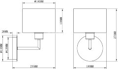 Бра Moderli V2730-1W
