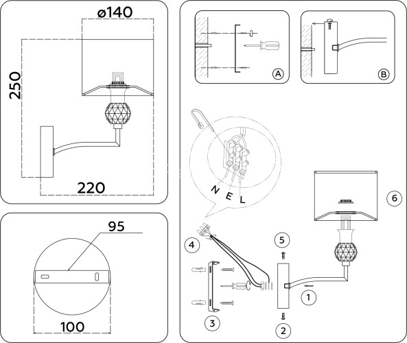 Бра Ambrella LH71125