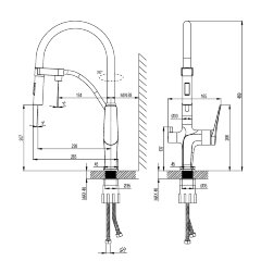 Смеситель Lemark Bronx LM3761BL для кухни с подключением к фильтру с питьевой водой