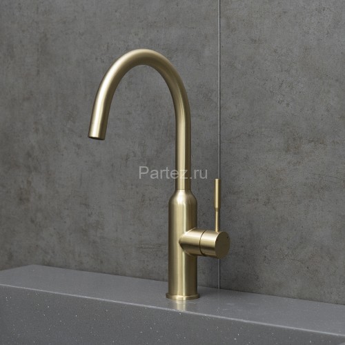 Смеситель Lemark Expert LM5079LGN для кухни с поворотным изливом