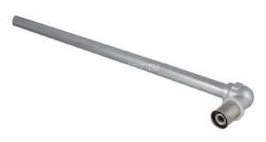 Угол пресс с хромированной трубкой 16х15 мм, 30 см VALTEC