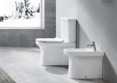 Биде напольное Creo Ceramique ARCHI 550х360х405, без крышки (AR2000)